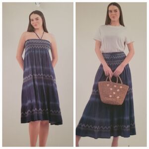 Indigo & Lace Dark Denim 2-Way Wear